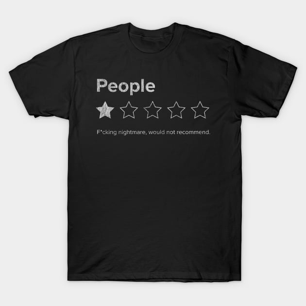 Vintage People One Star T-Shirt by megsna